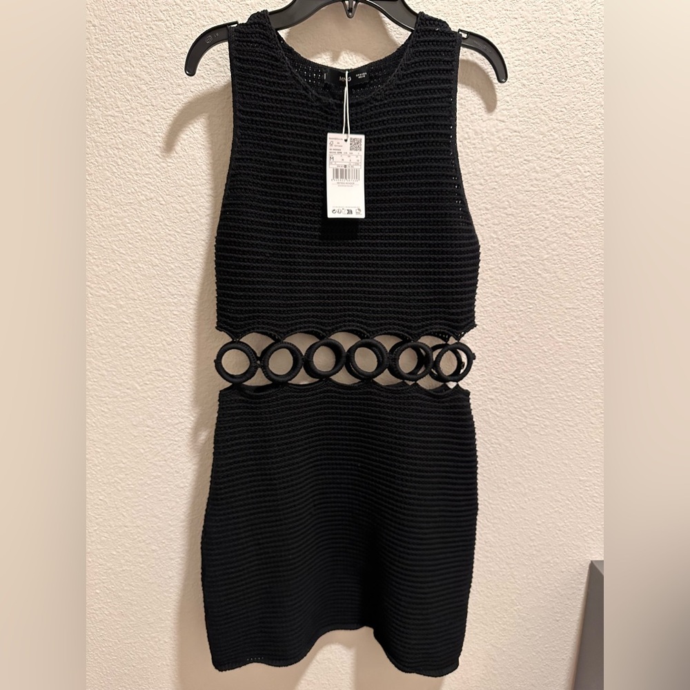 Mango Hoops Crochet Dress